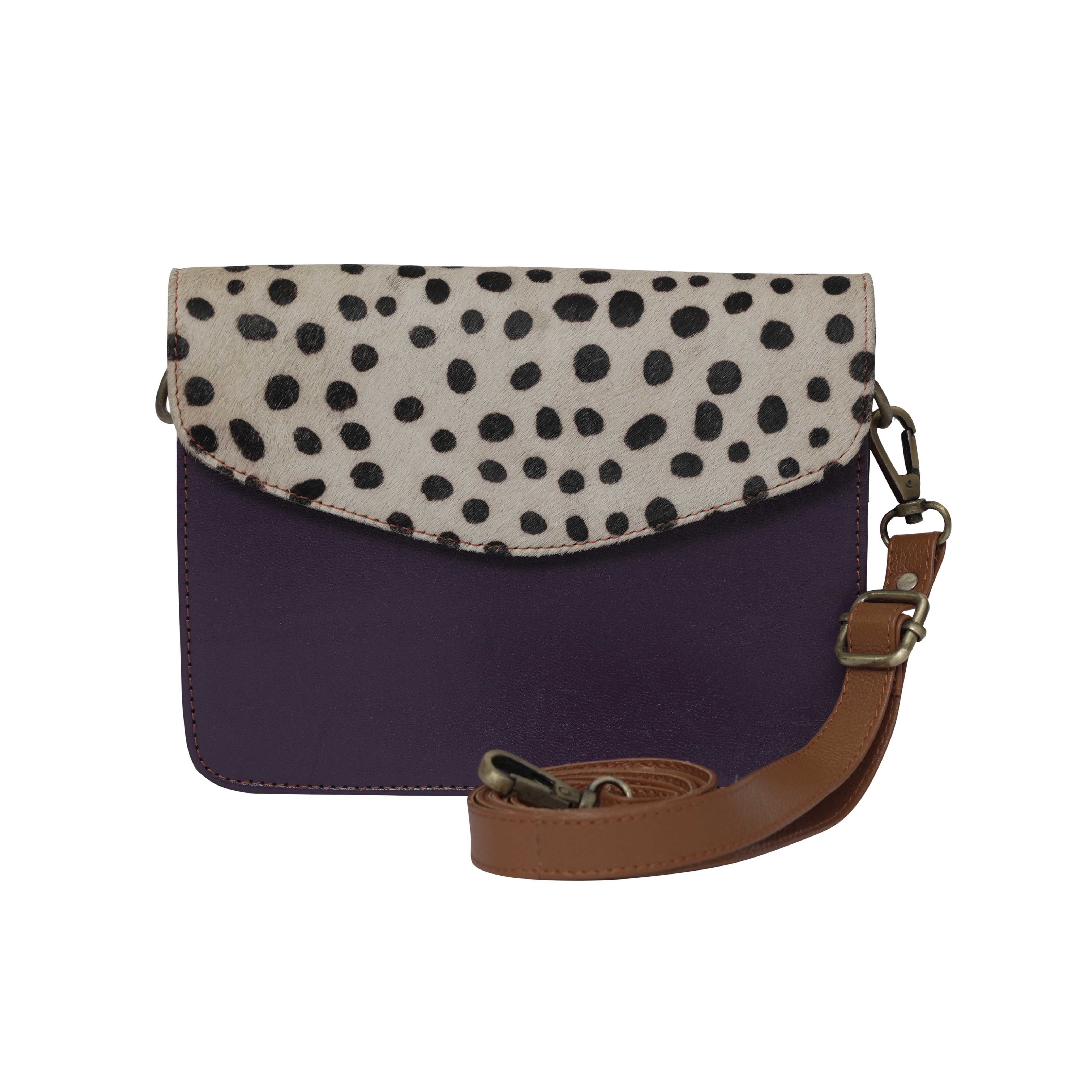 Cowhide Accordion Envelope Purse