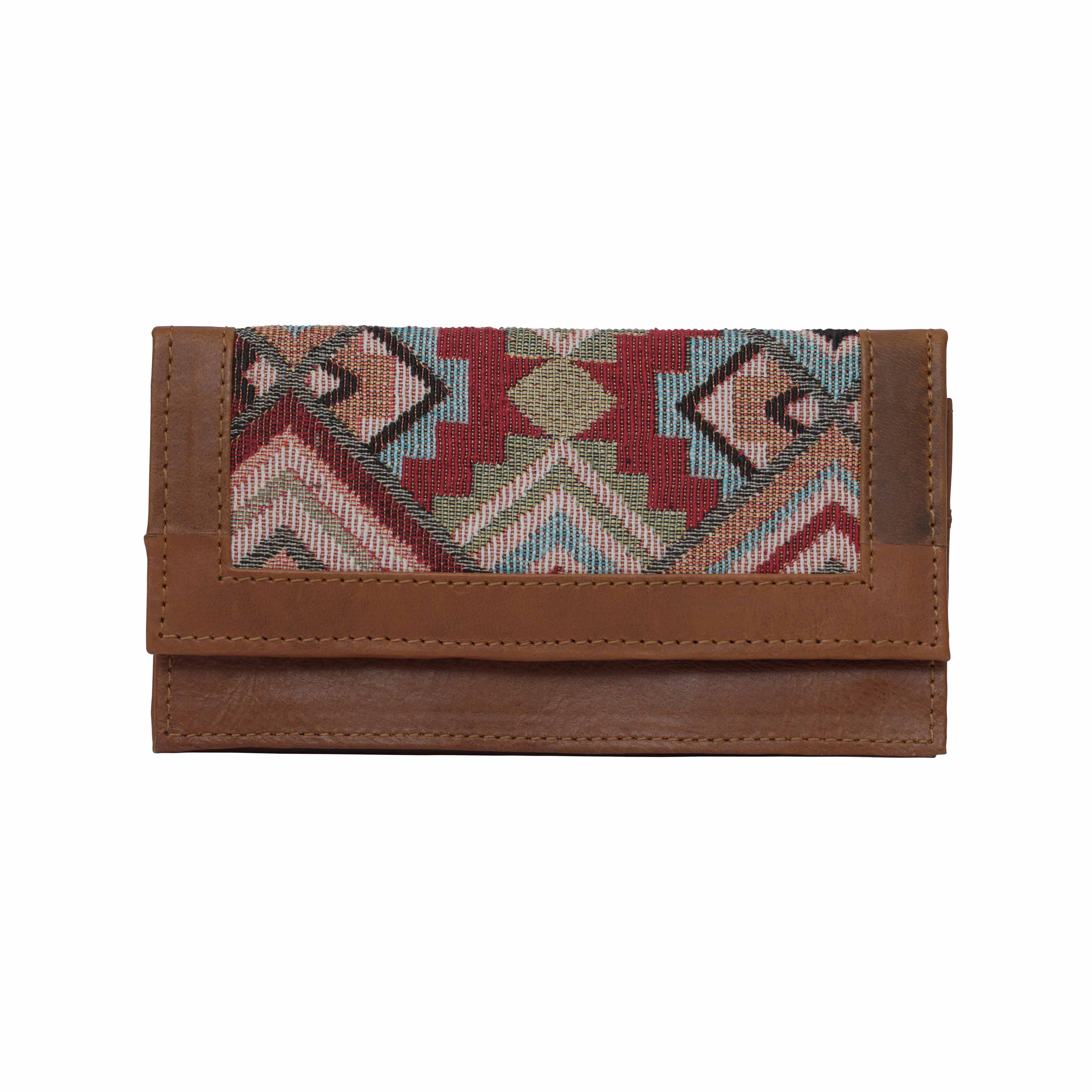Fabric & Leather Wallet