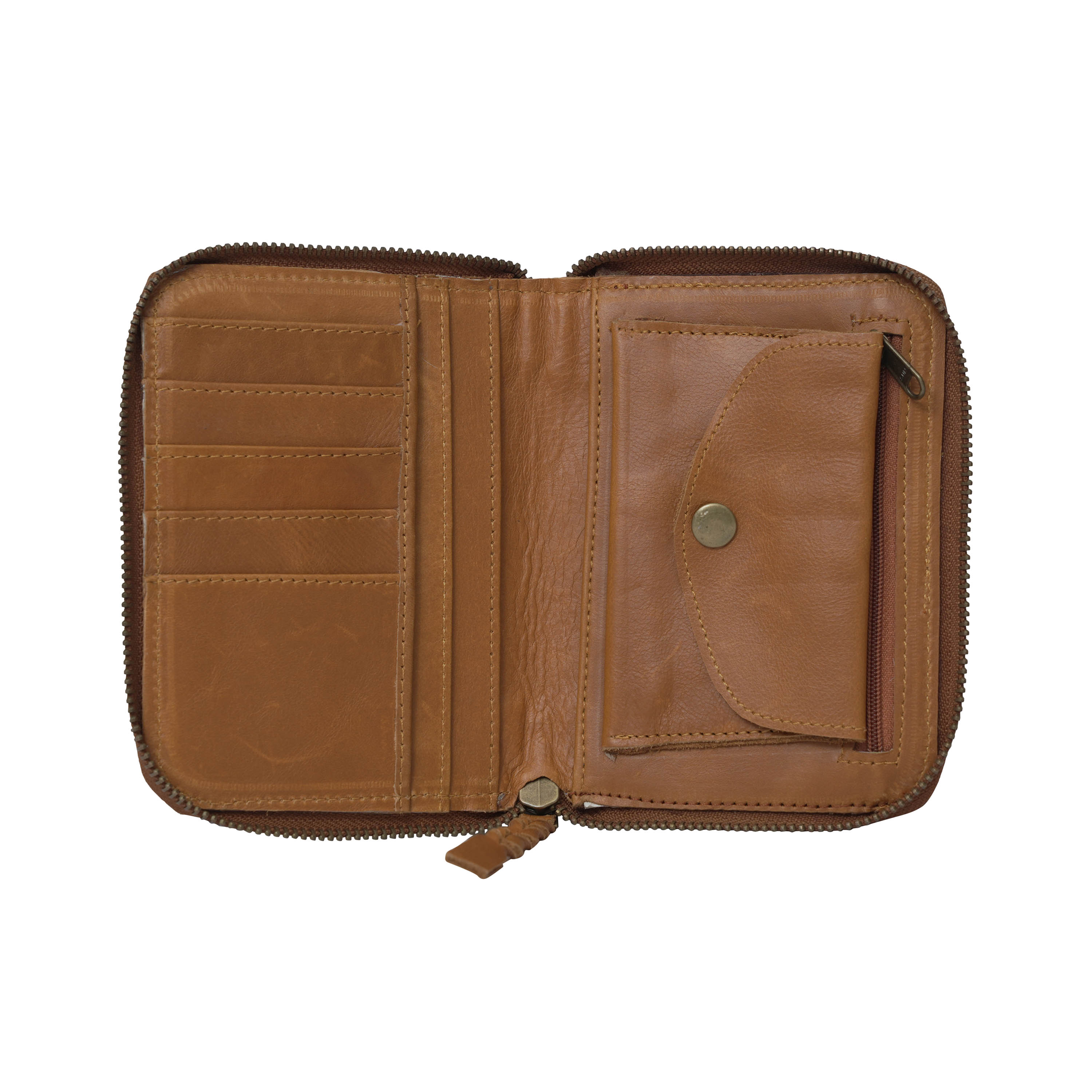 Cowhide Travel Wallet