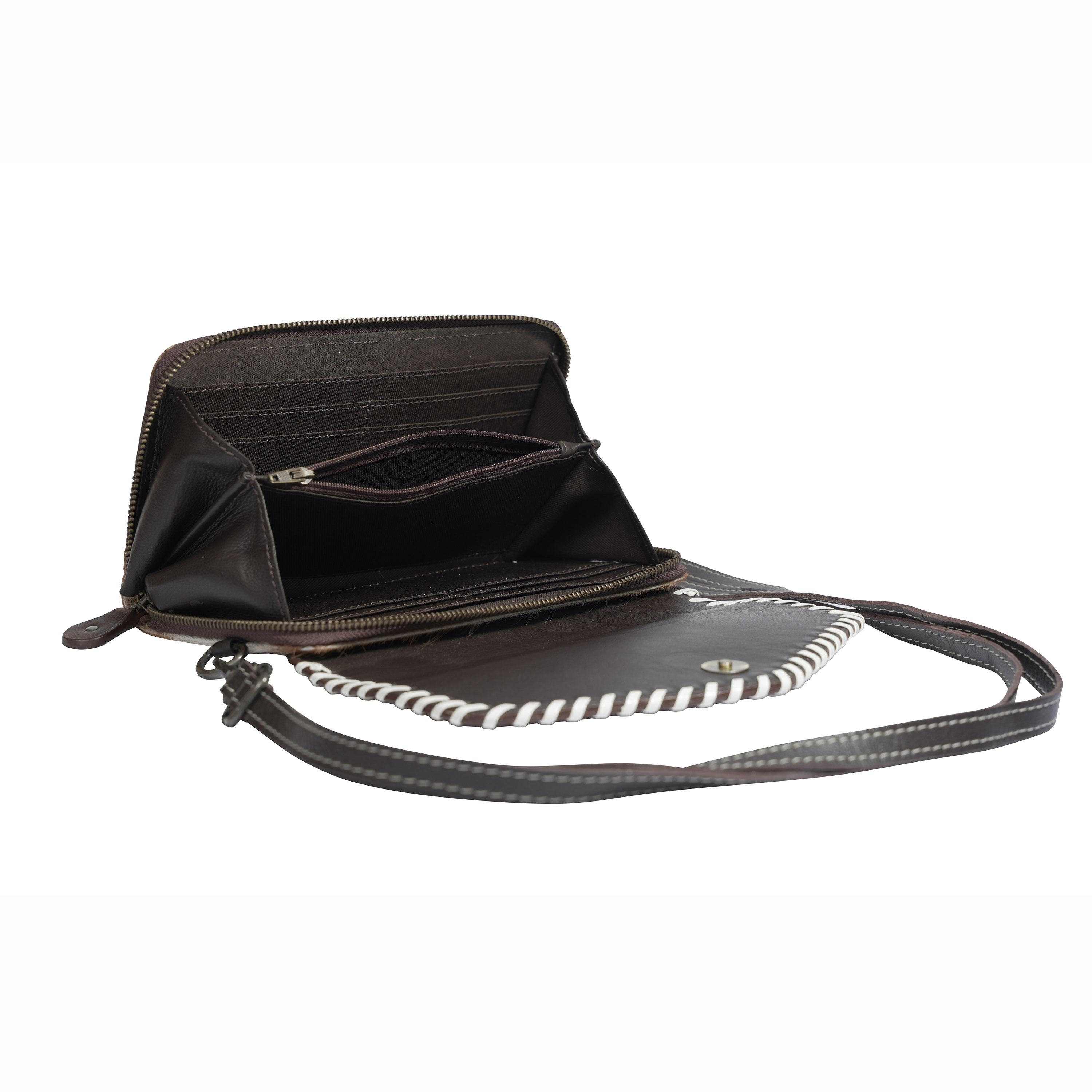 Tooled Leather Envelope Crossbody