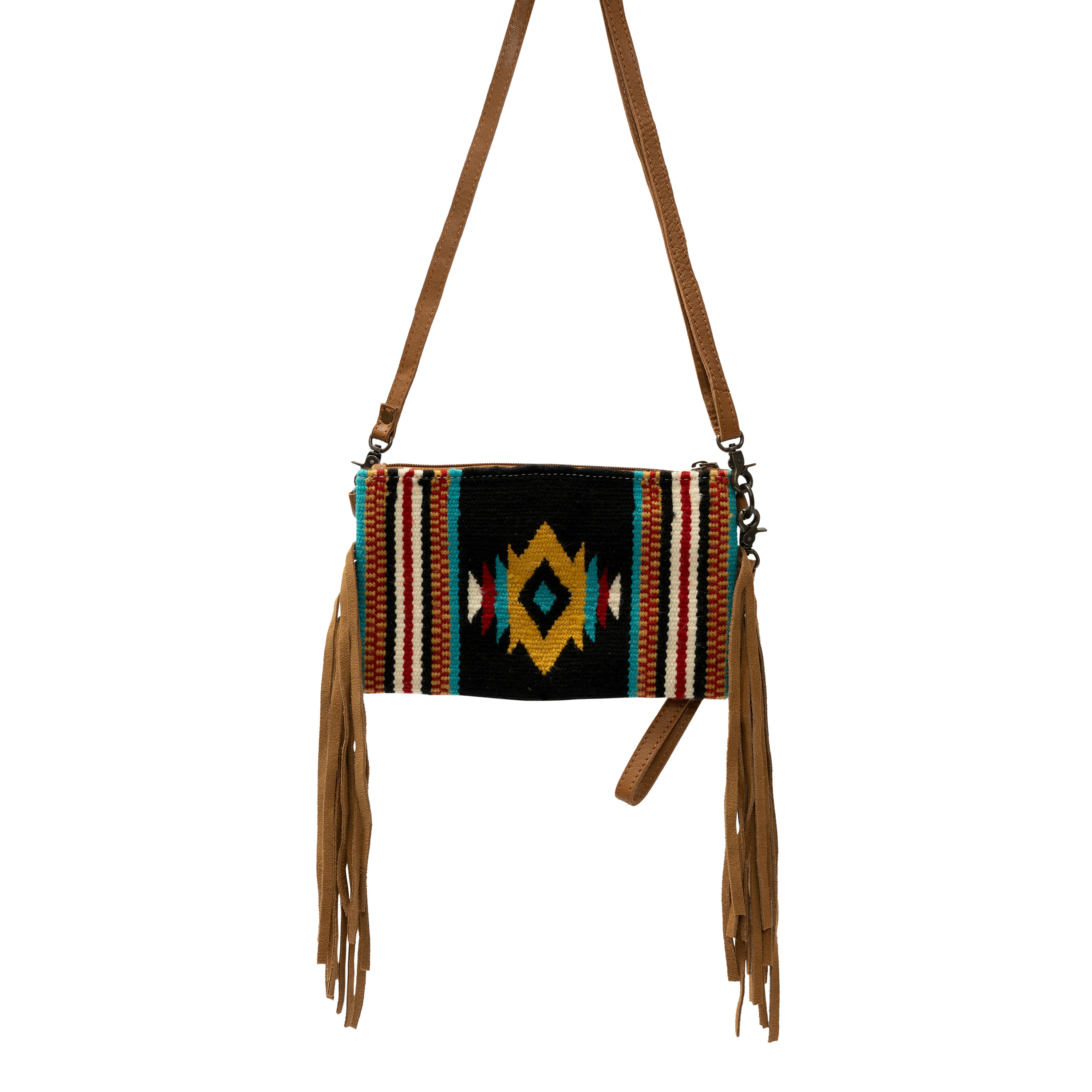 Southwestern Fringed Crossbody