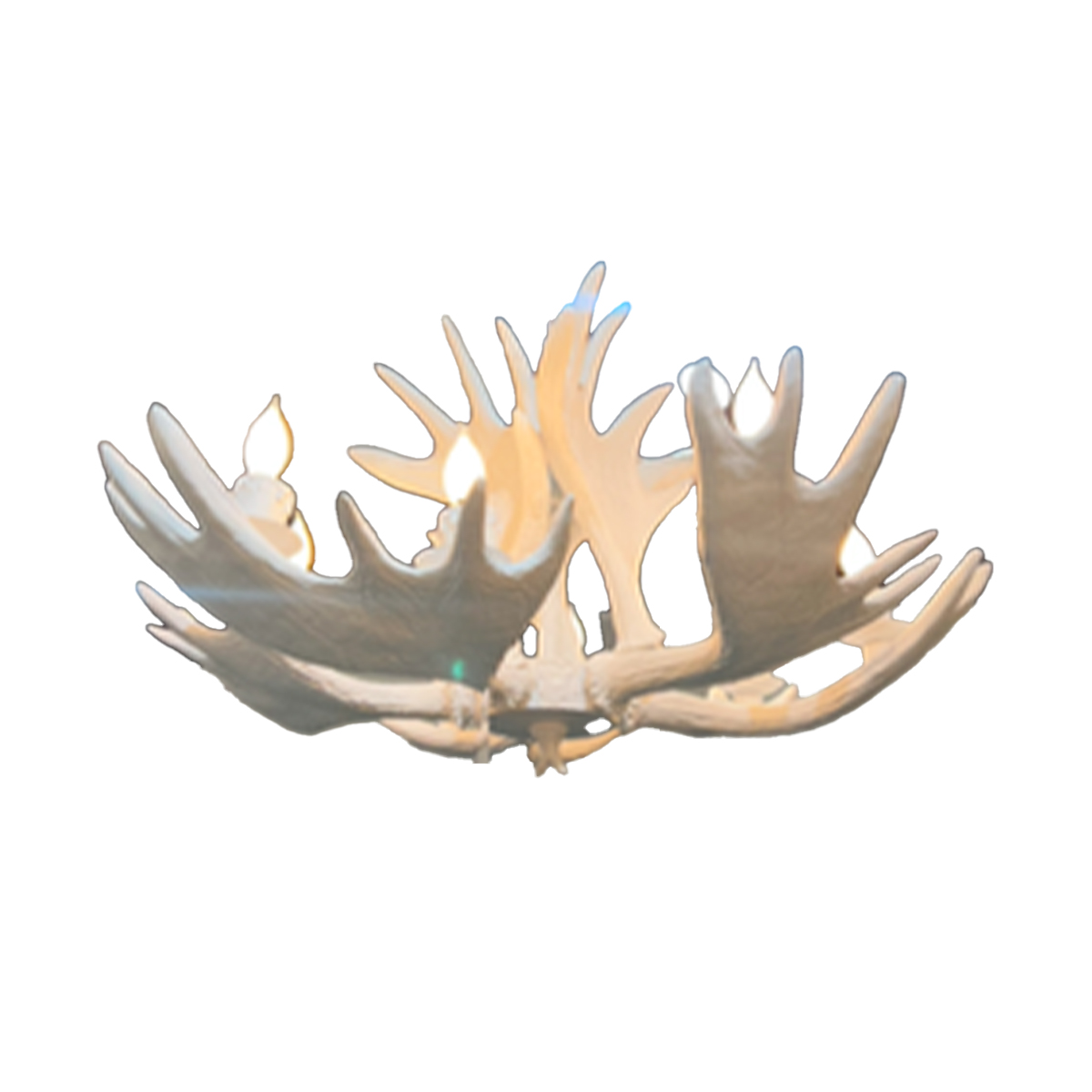 Vegan (Faux) Antler 10 Light Chandelier (Closeout)