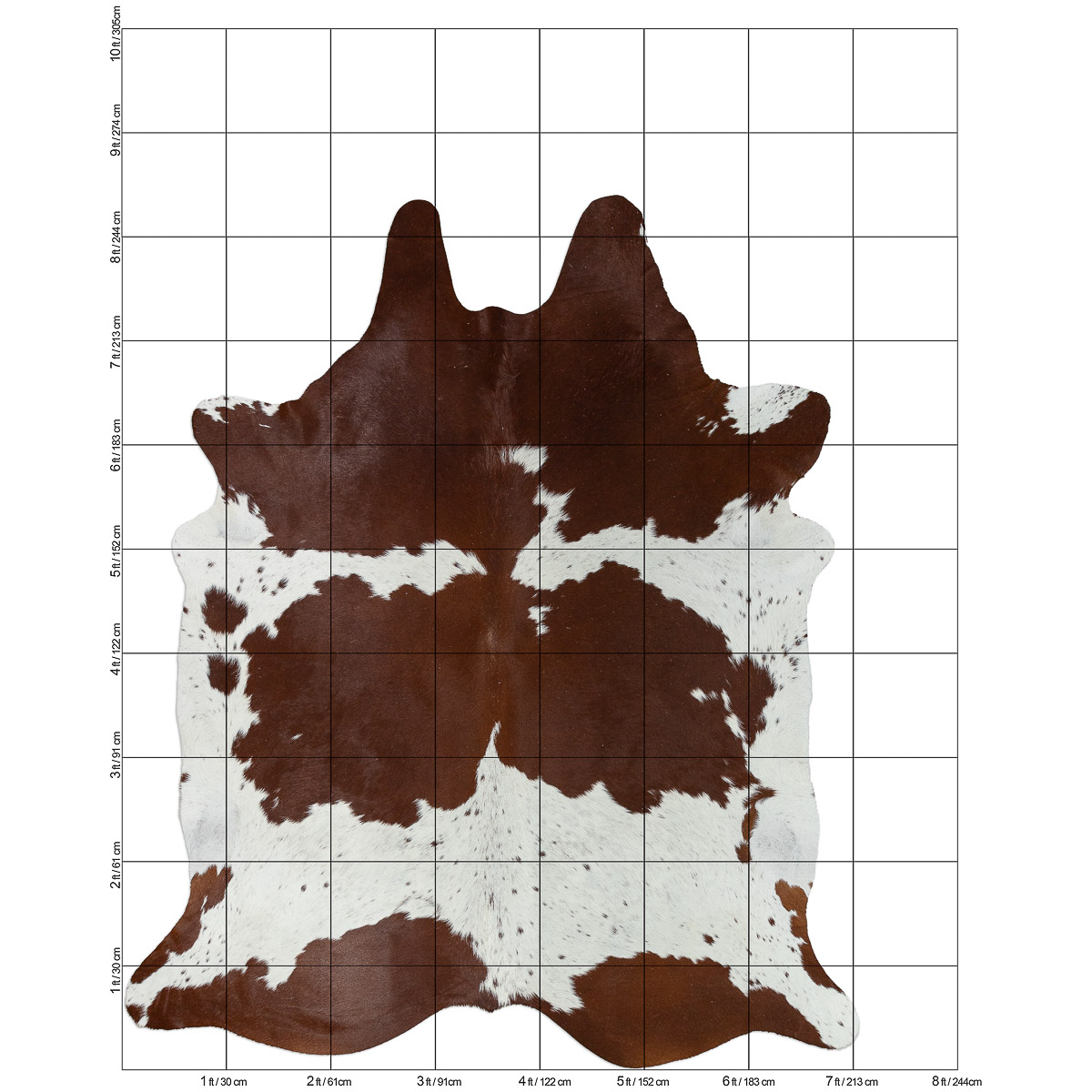 XL Brown & White Cloudy