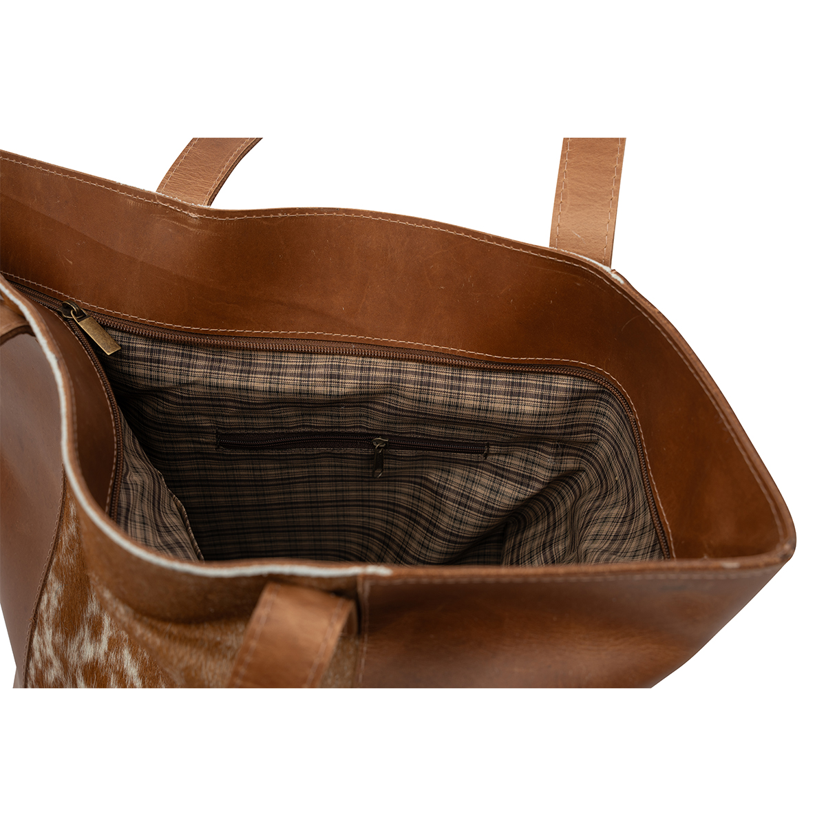 Cowhide & Leather Tote