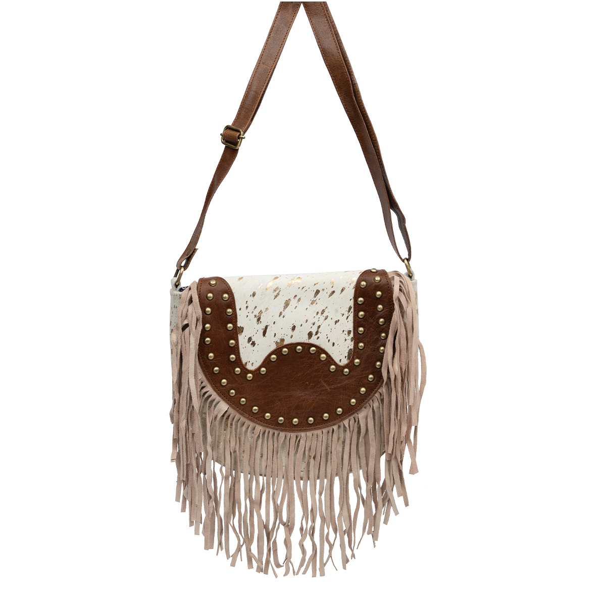Fringe Crescent Purse