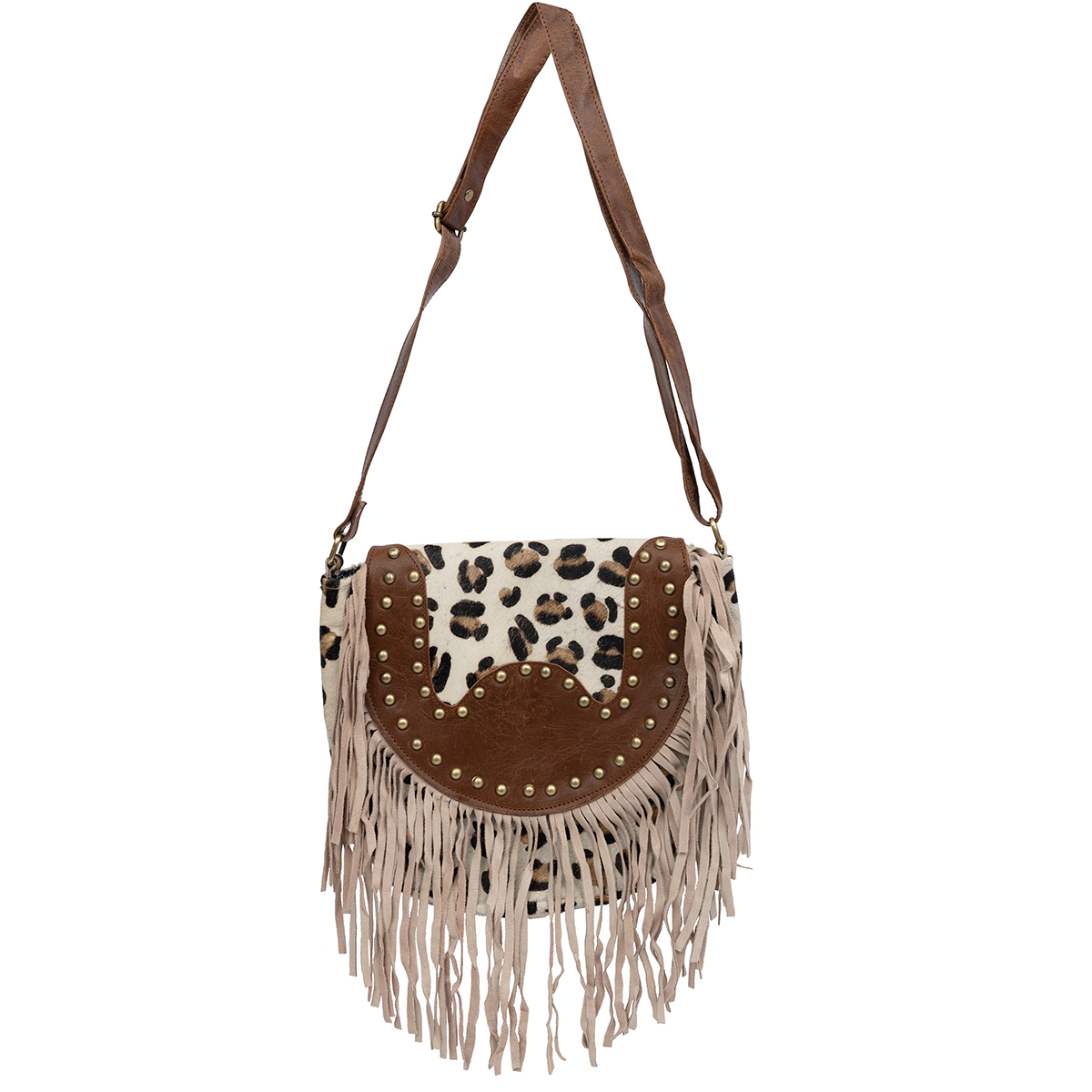 Fringe Crescent Purse