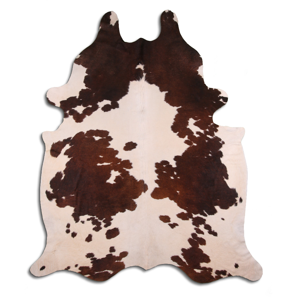 Brown & White Cowhide
